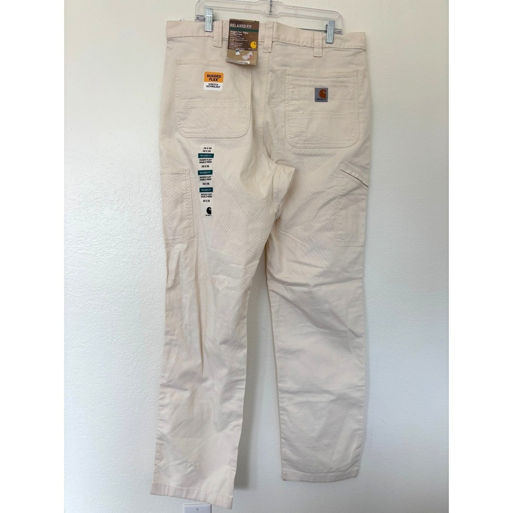 Carhartt Jeans 38x36 Relaxed Fit Rugged Flex Rigby Double Front Utility Work